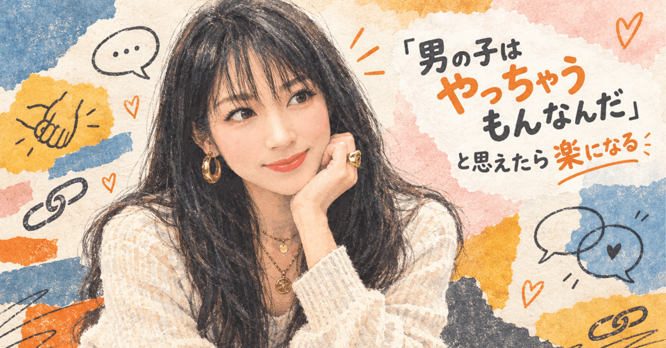 「男の子はやっちゃうもんなんだ」と思えたら楽になる